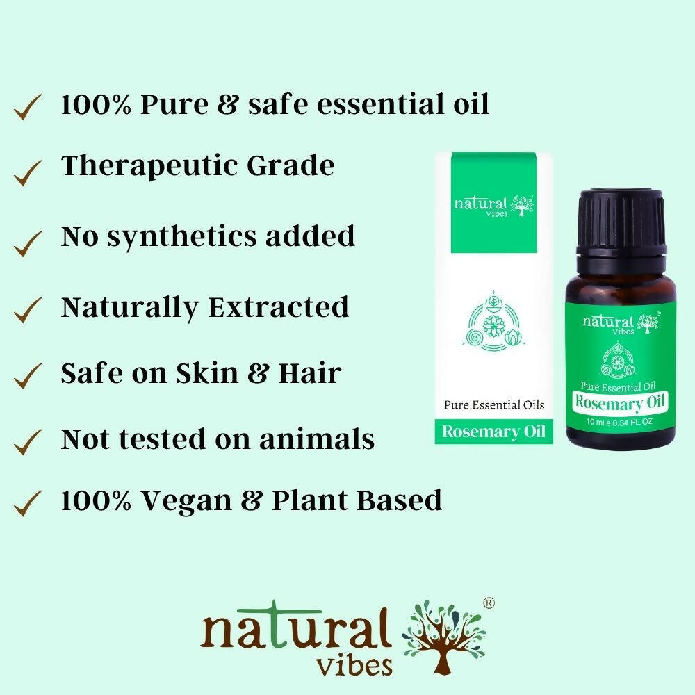 Natural Vibes Rosemary Pure Essential Oil - Distacart