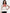 Girls White & Red Geometric Tiered Top for Kids - Bhama - Distacart