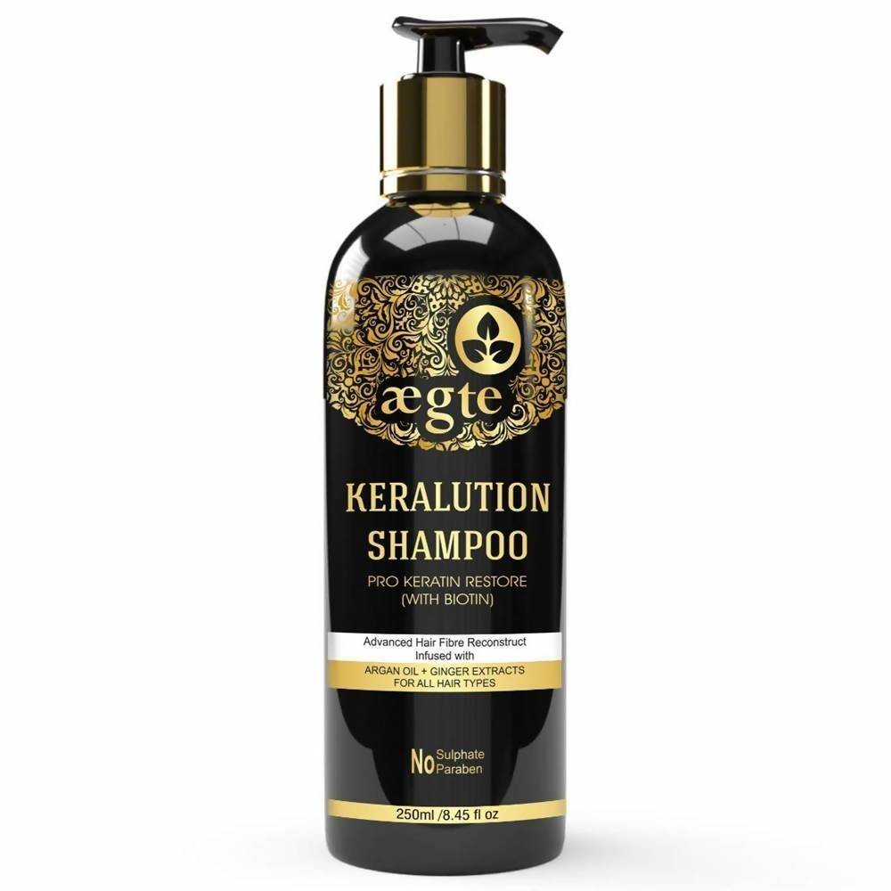 Aegte Keralution Shampoo Pro-Keratin Restore (With Biotin)