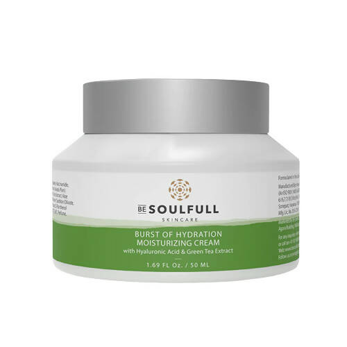 Be Soulfull Burst Of Hydration Moisturizing Cream - Distacart