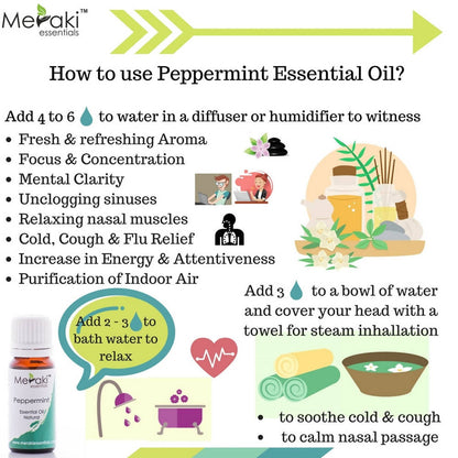 Meraki Essentials Peppermint Essential Oil - Distacart