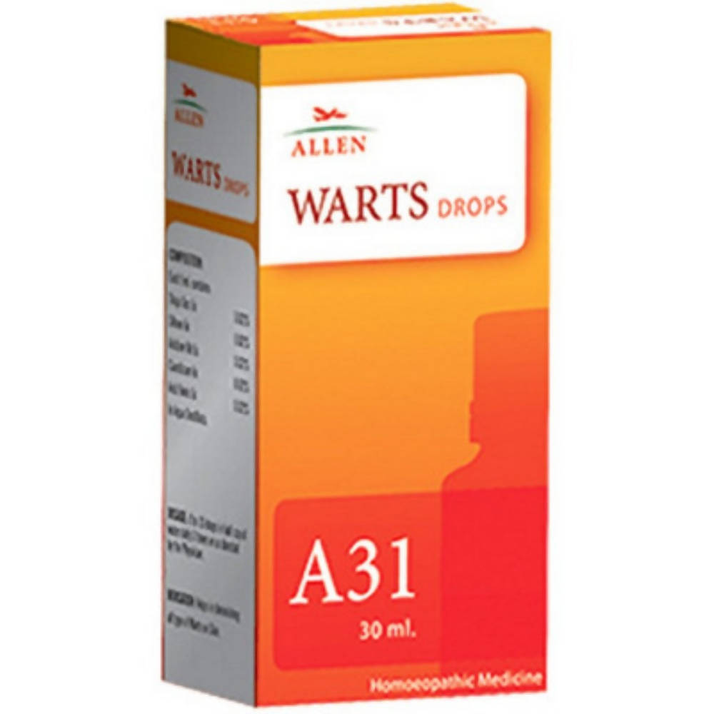 Allen Homeopathy A31 Warts Drops