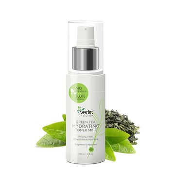 Vedic Naturals Green Tea Hydrating Toner Mist - Distacart
