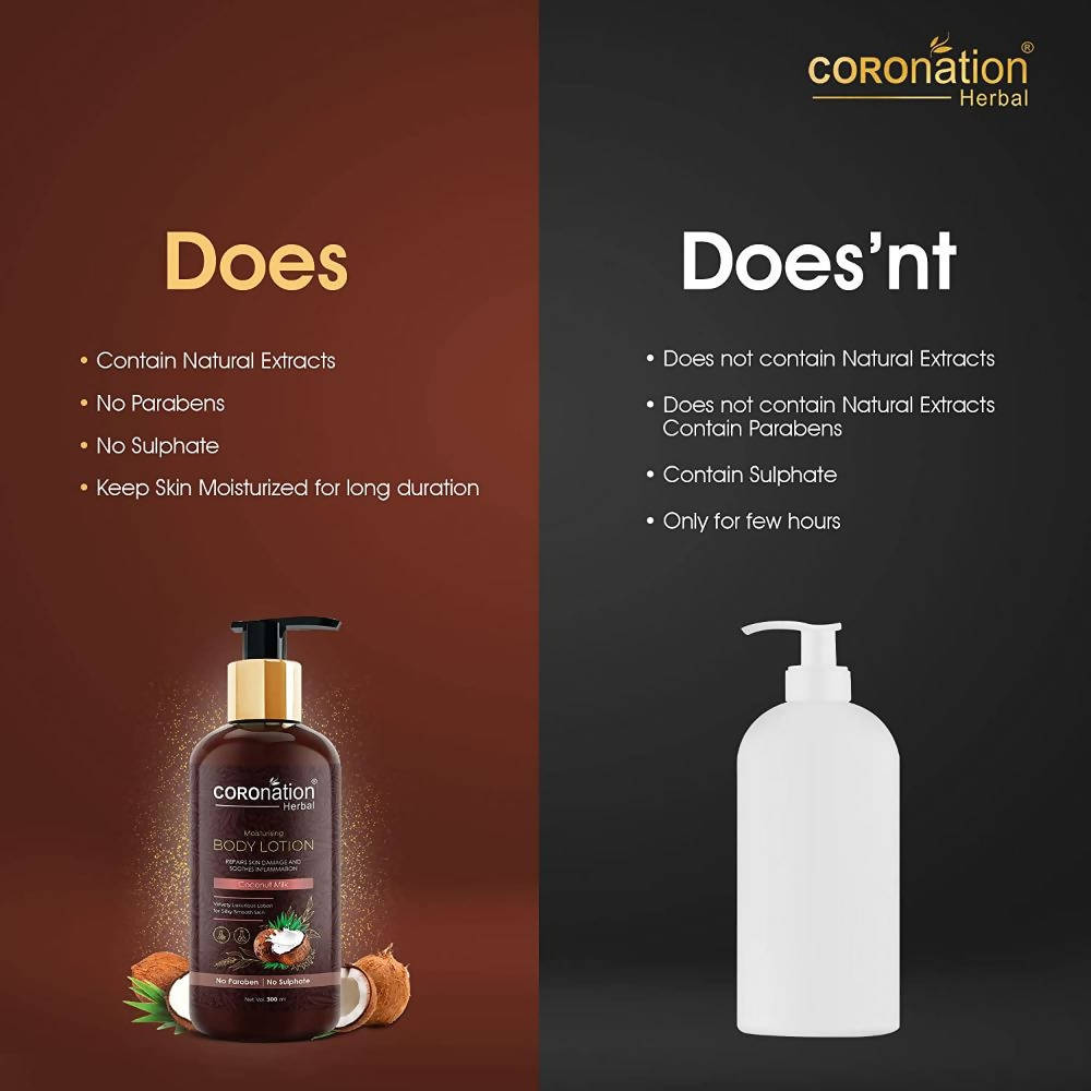 Coronation Herbal Coconut Milk Body Lotion - Distacart
