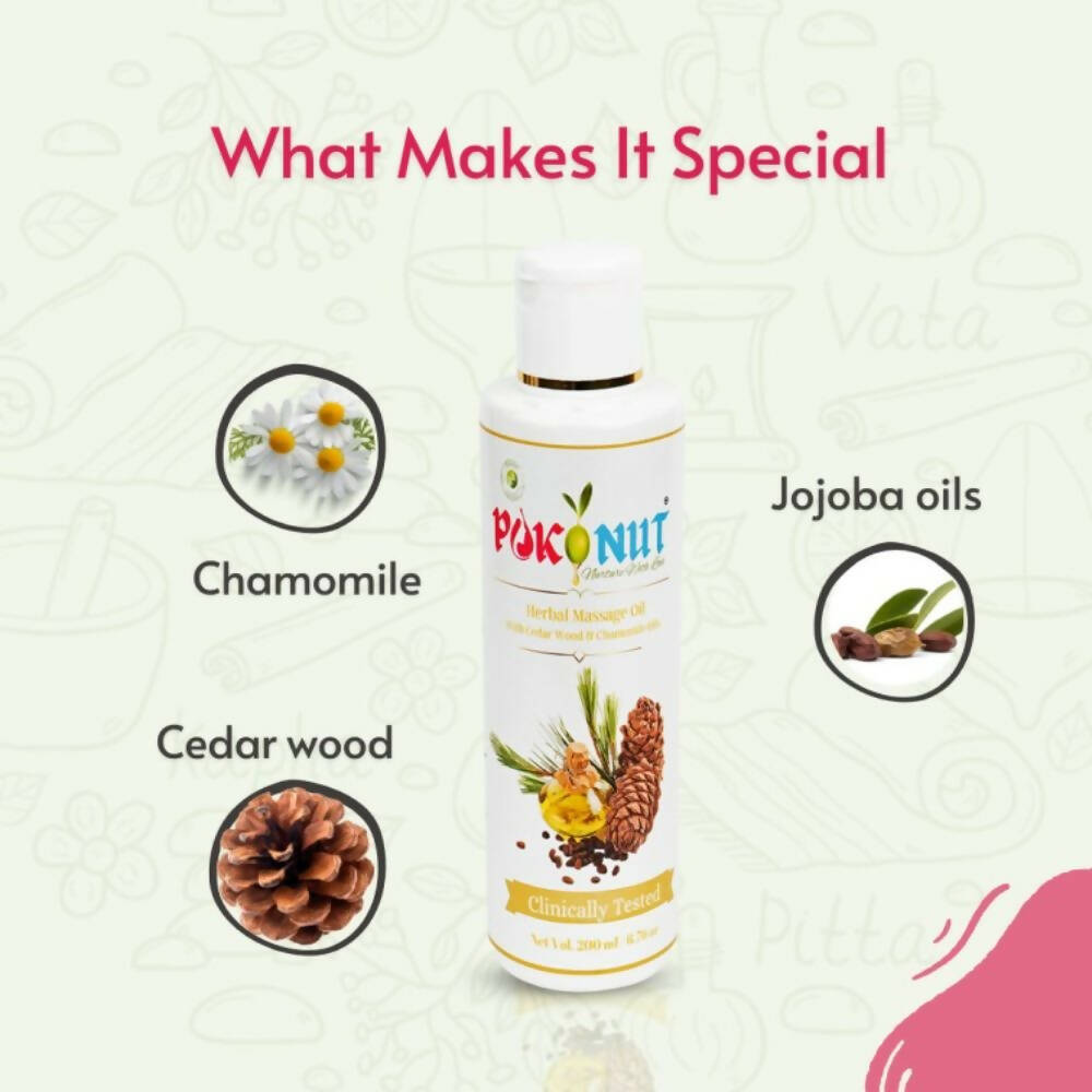 Pokonut Herbal Massage Oil - Distacart