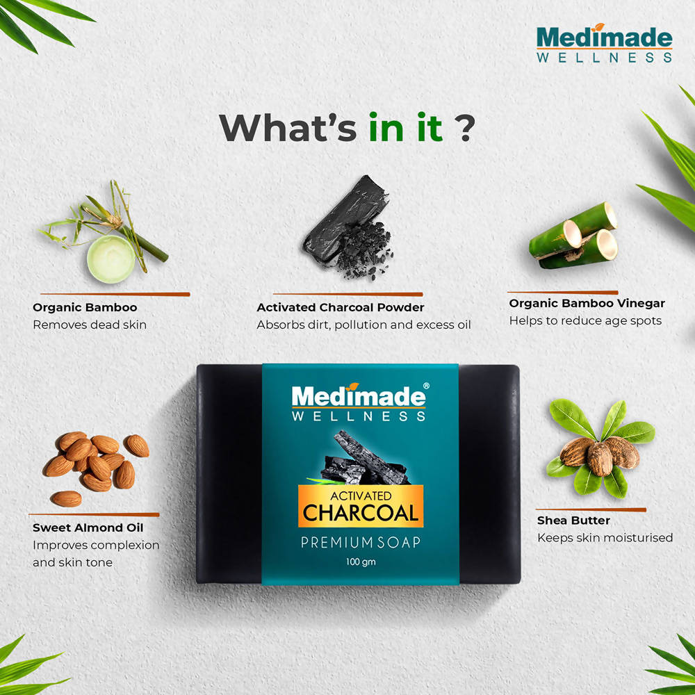 Medimade Wellness Activated Charcoal Premium Soap