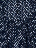 Thumbnail for Manet Girls Cotton Frill Sleeve Frock Flower Print - Blue - Distacart
