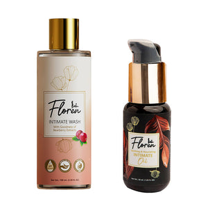 Floren Intimate Hygiene Wash & Intimate Oil for Women - Distacart