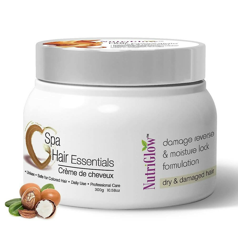 NutriGlow Hair Spa Cream with Damage Reverse & Moisture Lock Formulation for Dry & Damaged Hair - Distacart