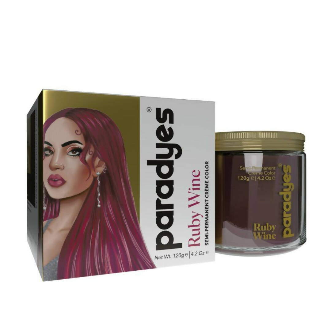 Paradyes Ruby Wine Semi-Permanent Hair Color - Distacart