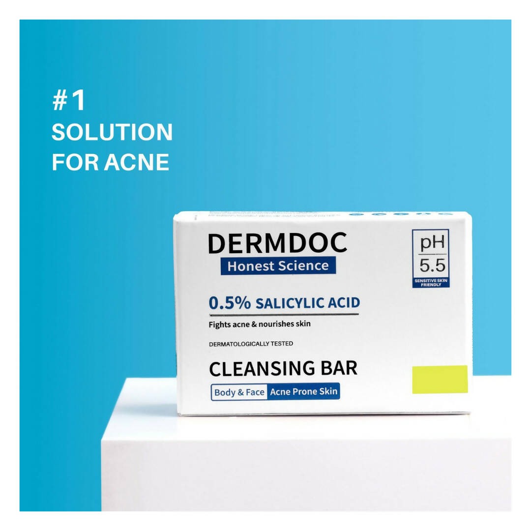 Dermdoc 0.5% Salicylic Acid Cleansing Bar - Distacart