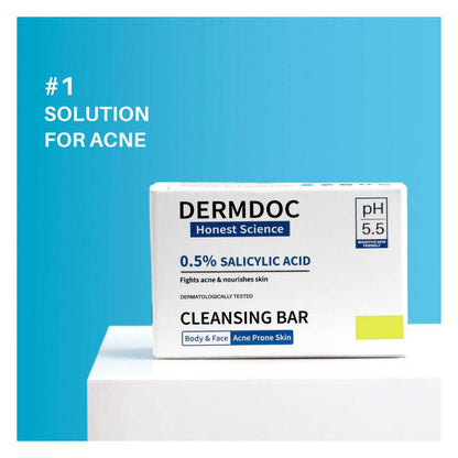 Dermdoc 0.5% Salicylic Acid Cleansing Bar - Distacart