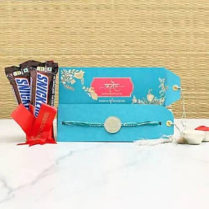 Hulk Rakhi & Snickers Chocolates