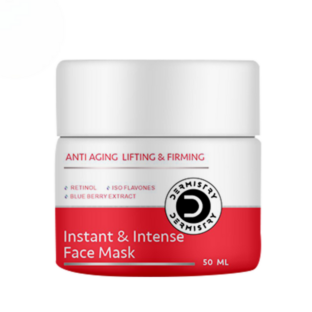 Dermistry Anti Aging Instant Intense Face Mask Retinol Blue Berry Lifting Firming Skin Tightening - Distacart