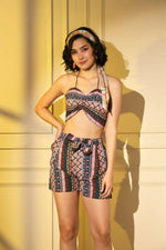 Thumbnail for Multi Platinum Creap Printed Co-Sets - Femella - Distacart