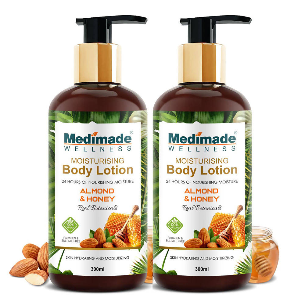 Medimade Wellness Almond and Honey Moisturising Body Lotion - Distacart