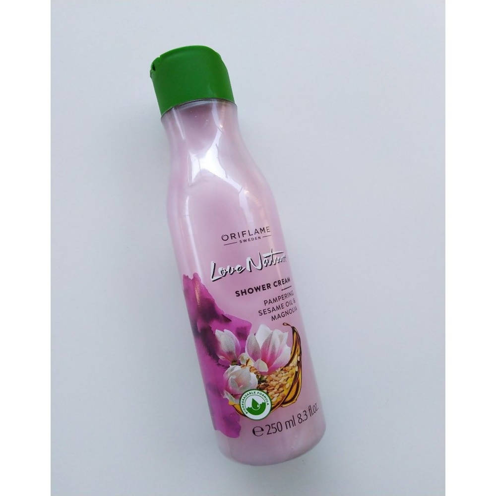 Oriflame Love Nature Shower Cream Pampering Sesame Oil & Magnolia 250ml