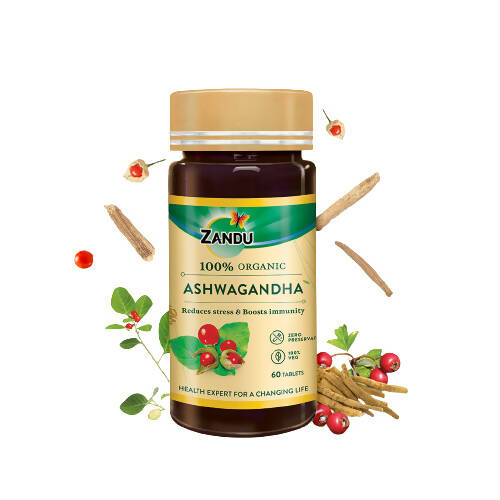 Zandu Ashwagandha Tablets - Distacart