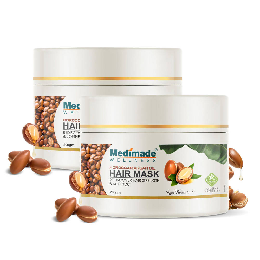 Medimade Wellness Moroccan Argan Oil Hair Mask - Distacart
