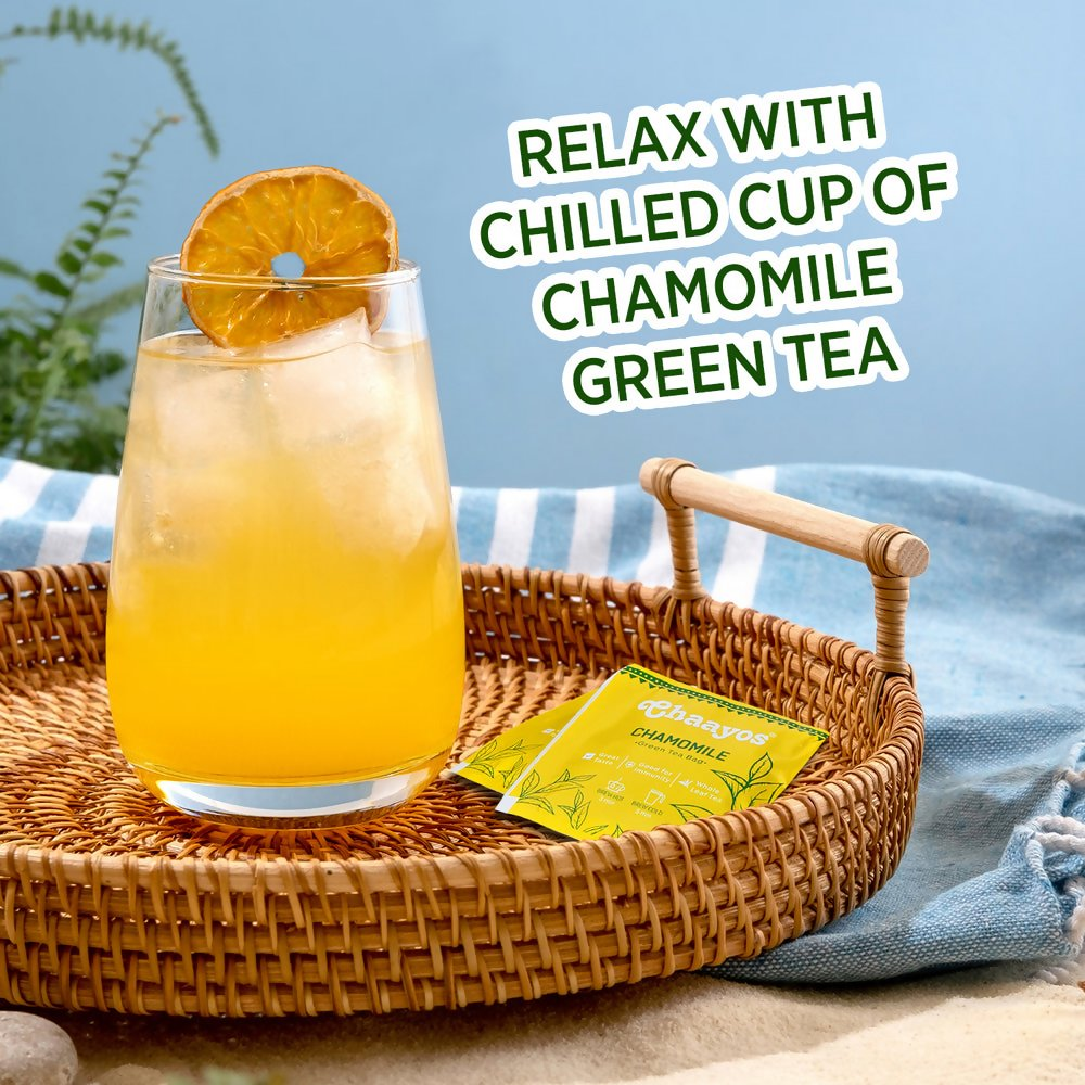 Chaayos Chamomile Green Tea Bags - Distacart