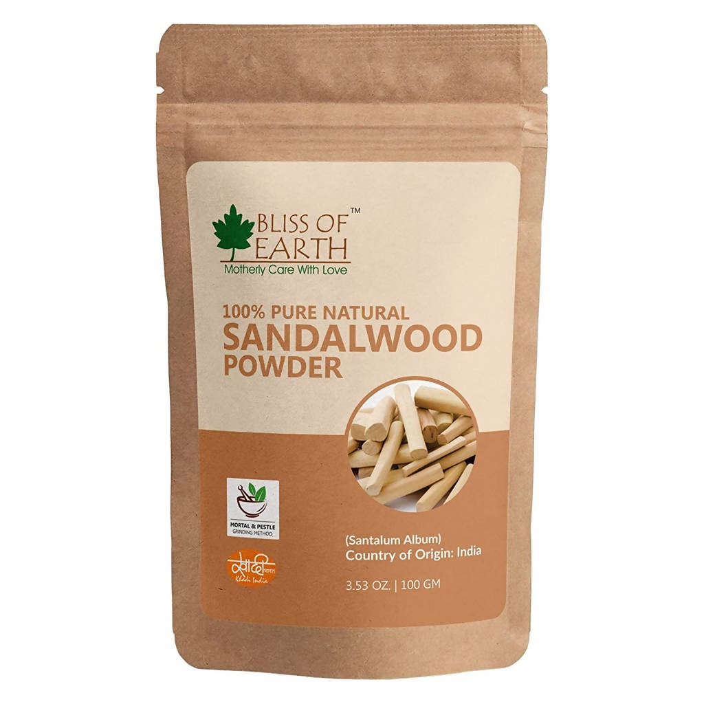 Bliss of Earth 100% Pure Natural Sandalwood Powder - Distacart