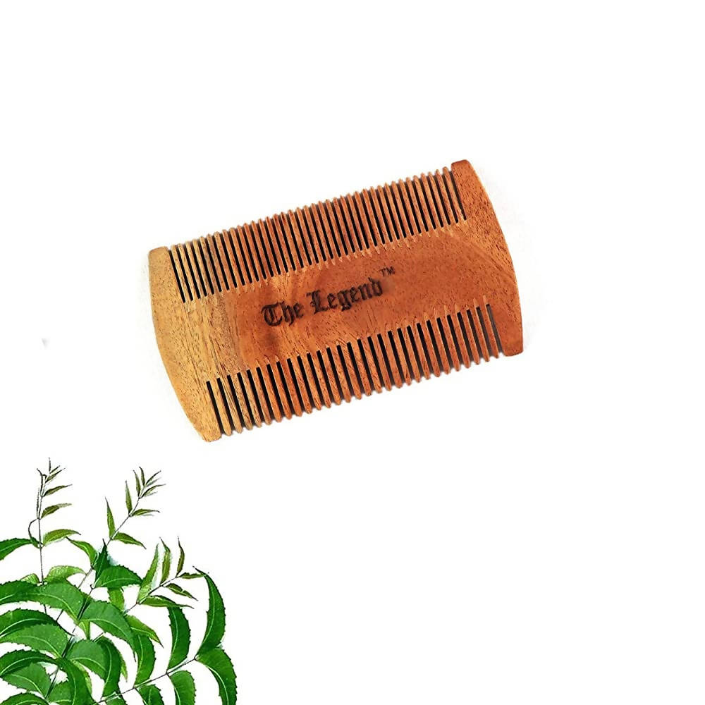 The Legend Organic Pure Neem Wood Comb For Beard - Distacart