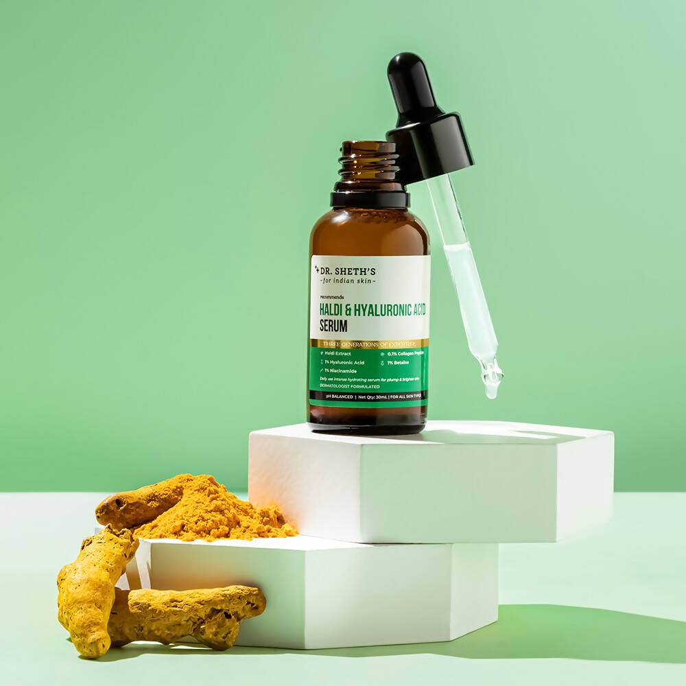 Dr. Sheth's Haldi & Hyaluronic Acid Face Serum - Distacart