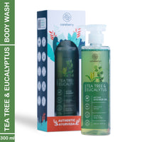 Thumbnail for Careberry Organic Tea Tree Eucalyptus Oil Shower Gel - Distacart