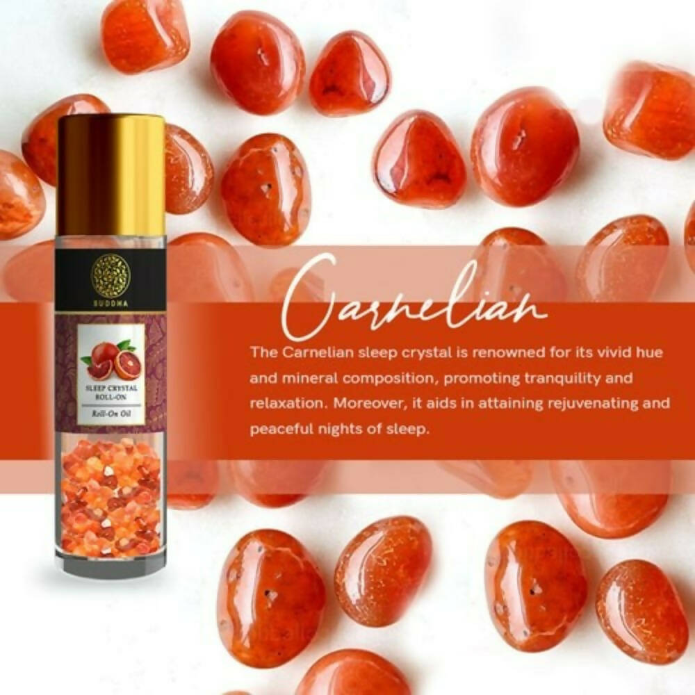 Buddha Natural Sleep Carnelian Stone Essential Oil RollOn - Distacart