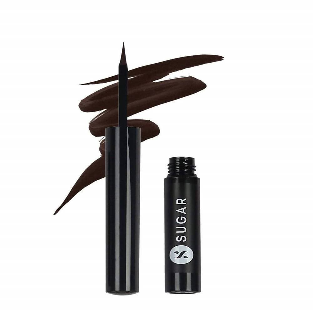 Sugar Eye Warned You So! Double Matte Eyeliner - Coffee Shop (Dark Chocolate Brown) - Distacart