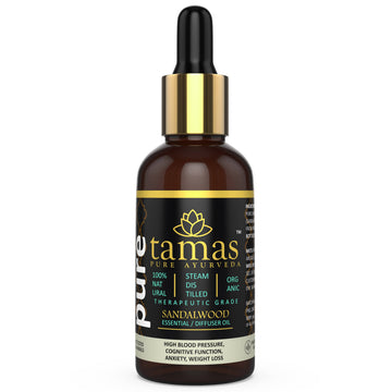 Tamas Pure Ayurveda 100% Organic Sandalwood (Santalum Album) Essential Oil - USDA Certified Organic - Distacart