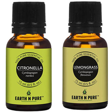 Earth N Pure Lemongrass & Citronella Essential Oils
