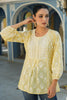 Juniper Women's Lemonyellow Printed A-Line Tunic - Distacart