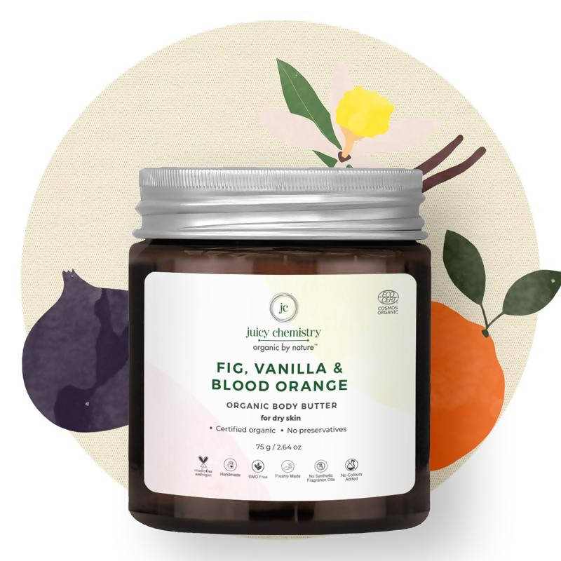 Juicy Chemistry Fig, Vanilla & Blood Orange Organic Body Butter - Distacart