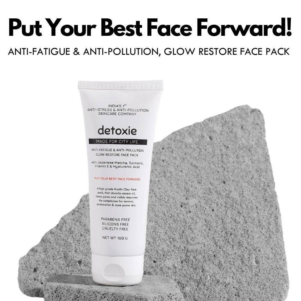 Detoxie Anti-Fatigue & Anti-Pollution Glow Restore Face Pack - Distacart