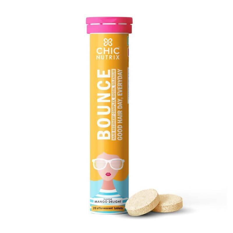 Chicnutrix Bounce Tablets for Thick Hair & Hair Fall Control - Distacart