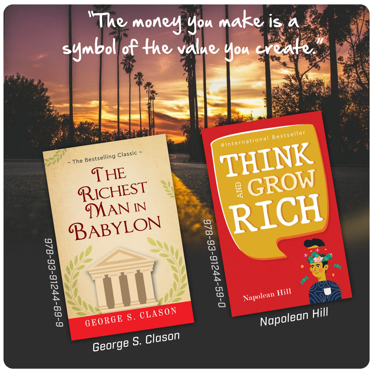 The Secrets of Success, Personality Growth & Wealth Books Set of 2 - The Richest Man In Babylon, Think And Grow Rich - Distacart