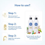 Thumbnail for The Moms Co Natural Protein Hair Serum How To Use