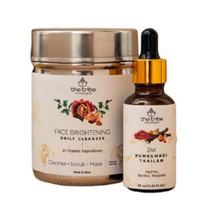 The Tribe Concepts Face Brightening Daily Cleanser & 24K Kumkumadi Thailam