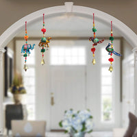 Thumbnail for Decorative Thread Paper Mache Door Hanging Set, Multicolor