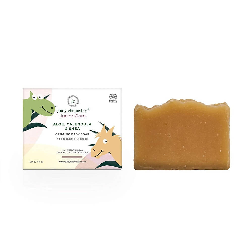 Juicy Chemistry Aloe Calendula & Shea Organic Baby Soap - Distacart