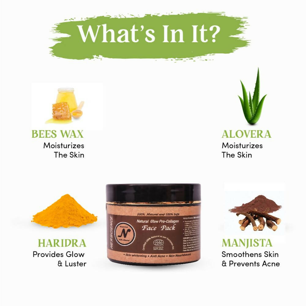 Herbcience Natural Glow Pro-Collagen Face Pack - Distacart