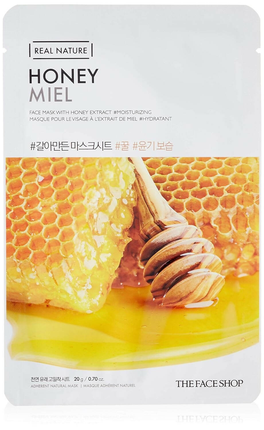 The Face Shop Real Nature Honey Face Mask - Distacart