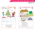 Thumbnail for Tiny Tots Get Set Go Preschool Learning Junior KG Books Set of 4| Term wise Education Books| Ages 4-5 Years - Distacart