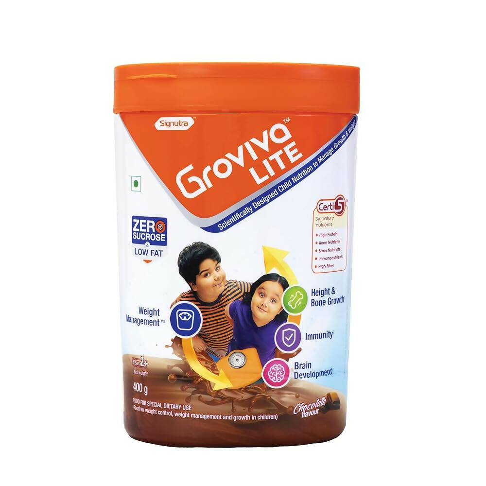 Groviva Lite Child Nutrition Powder to Manage Growth & Weight - Distacart