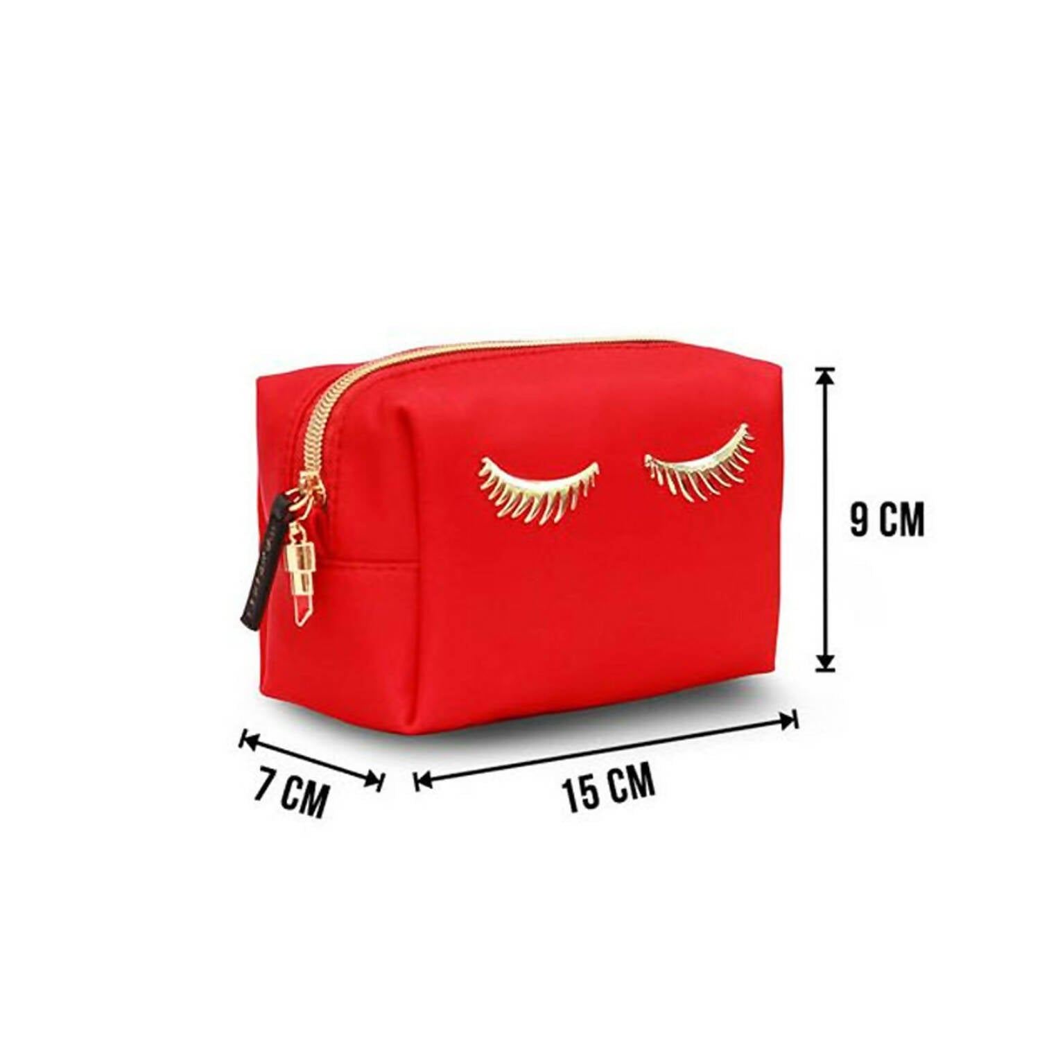 Colorbar Pouch Lips & Lashes (Small Pouch) - Crimson - Distacart