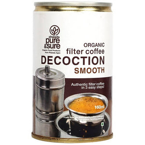 Pure & Sure Organic Filter Coffee Decoction - Smooth