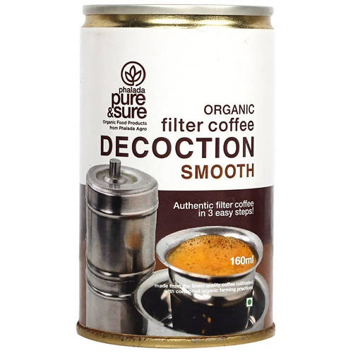 Pure &amp; Sure Organic Filter Coffee Decoction - Smooth