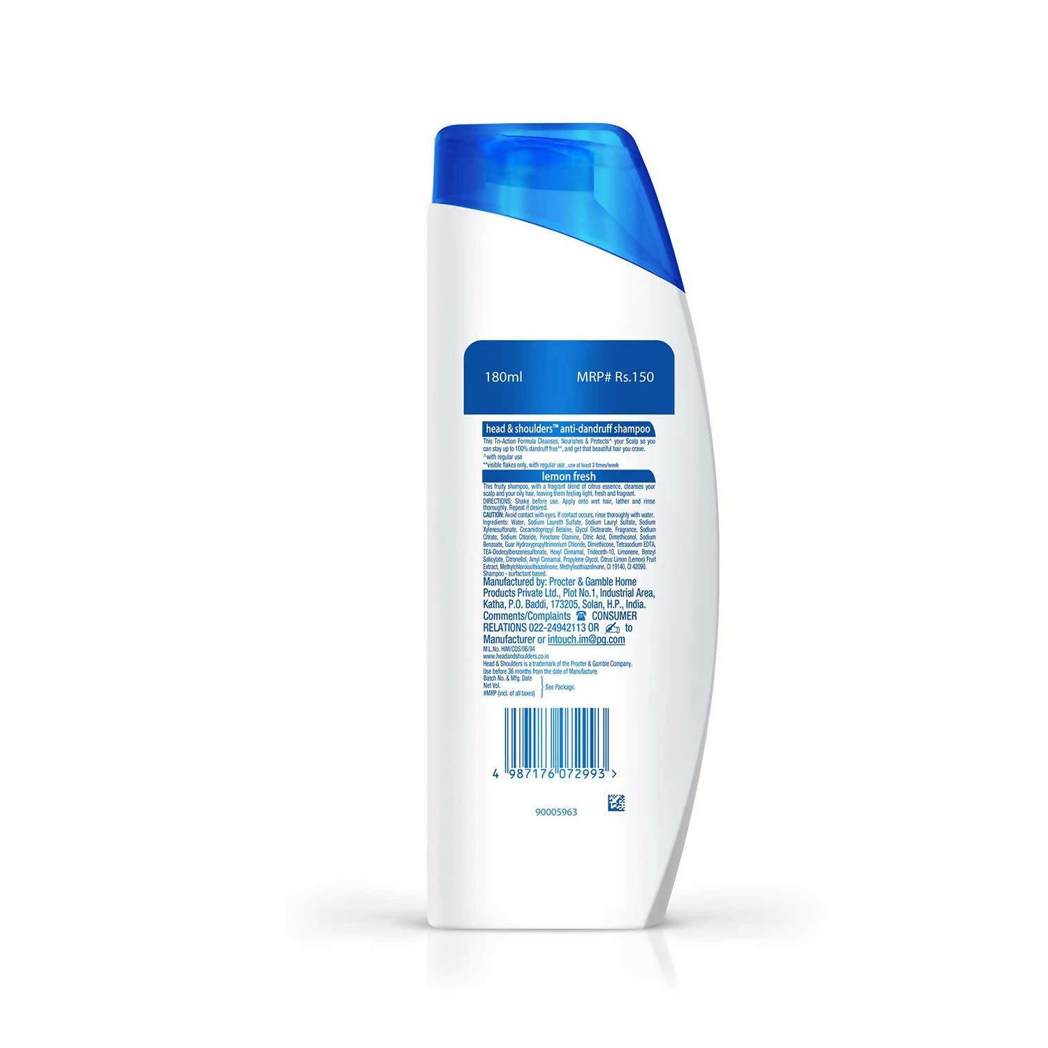 Head & Shoulders Lemon Fresh Anti Dandruff Shampoo - Distacart