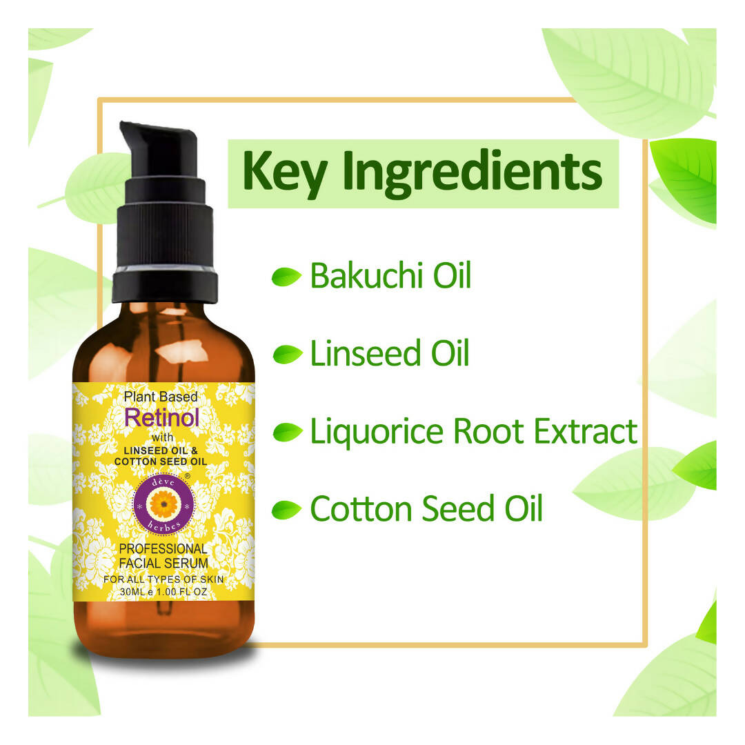Deve Herbes Plant Based Retinol Face Serum - Distacart